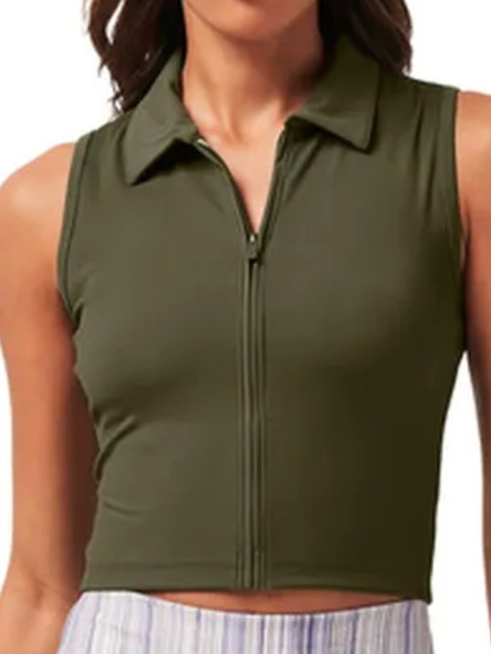 TravisMathew Women's Midline MoveKnit Sleeveless Golf Polo I Size: L